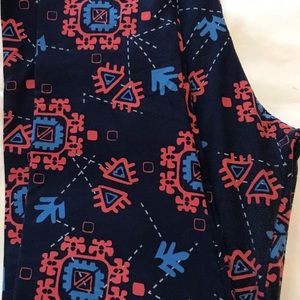 Lularoe Leggings, Aztec Print, TC, EUC